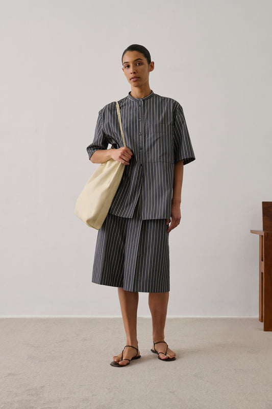 Bermuda Henna - Noir/Cardamome - Coton - Femme