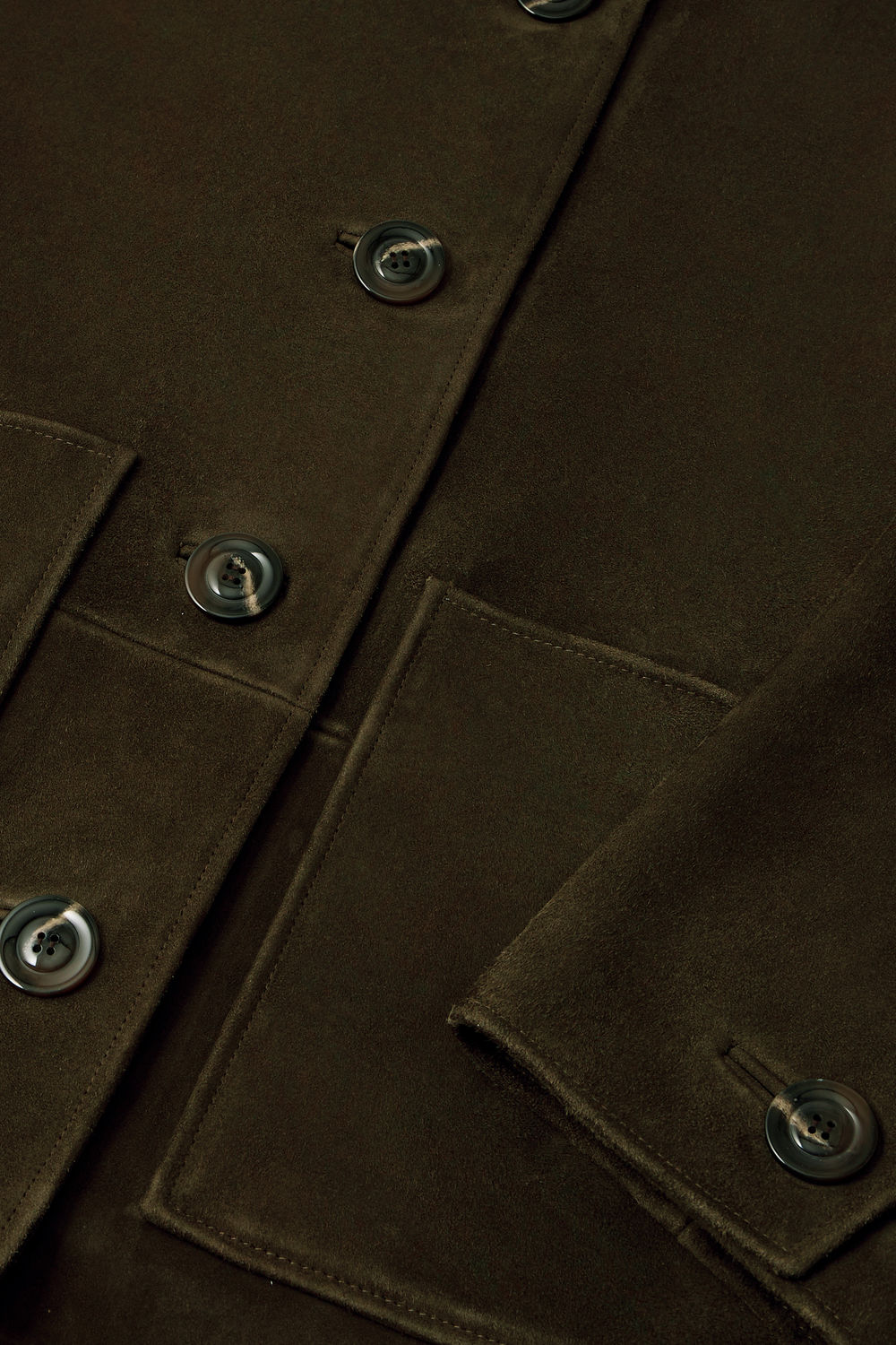 Veste Vincenzo - Kaki Foncé - Cuir - Femme