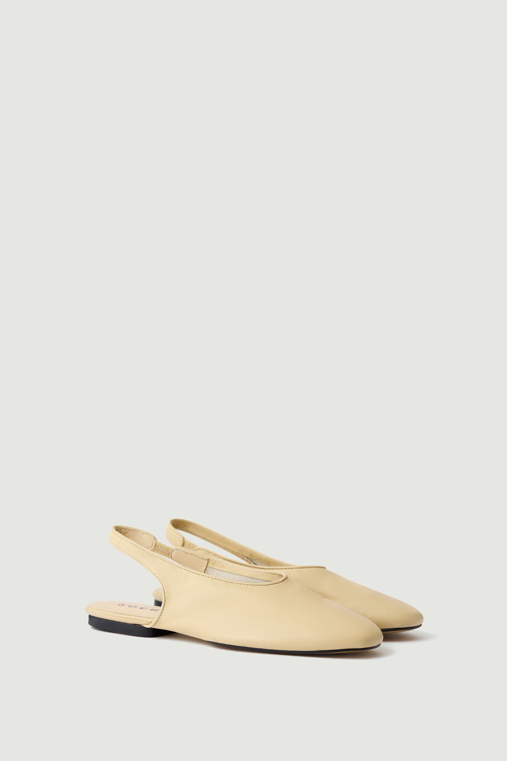 Slingbacks Emmett - Crème - Cuir - Femme vue 3